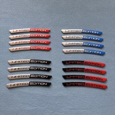 LIMITEDEDITION轮眉贴汽车限量版轮毂装饰贴轮胎美观铝合金车标贴