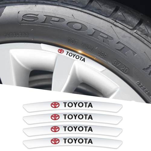 适用丰田TRD凯美瑞RAV4亚洲龙汉兰达汽车轮毂贴划痕遮挡装饰改装