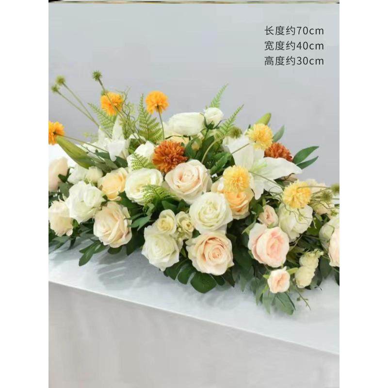 假花长餐桌摆花客厅摆设酒店餐厅店铺茶几电视柜桌面装饰花艺摆件,家居饰品,仿真花/假花,淘宝优惠券,粉丝福利购,淘宝优惠卷