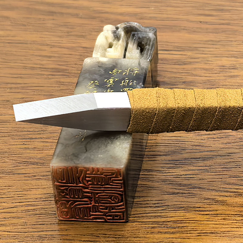 白钢方杆小角度刻刀手工精磨篆刻刀3mm适用