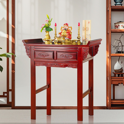 实木供桌佛龛简约现代神台财神爷关公观音案台佛台家用香案供桌