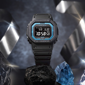 卡西欧小方块手表男正品 gshock电波太阳能运动防水电子表GW B5600