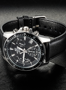 卡西欧手表男士正品edifice简约学生潮流防水石英电子表EFV-540