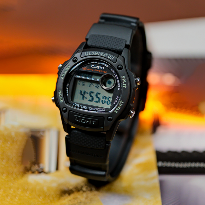 卡西欧初中生手表运动防水石英表