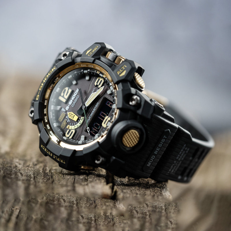 卡西欧手表男限量黑暗之心大泥王太阳光能电波gshock户外gwg-1000