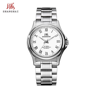 上海手表男全自动机械时尚夜光防水皮带热卖男士透底腕表男表8120