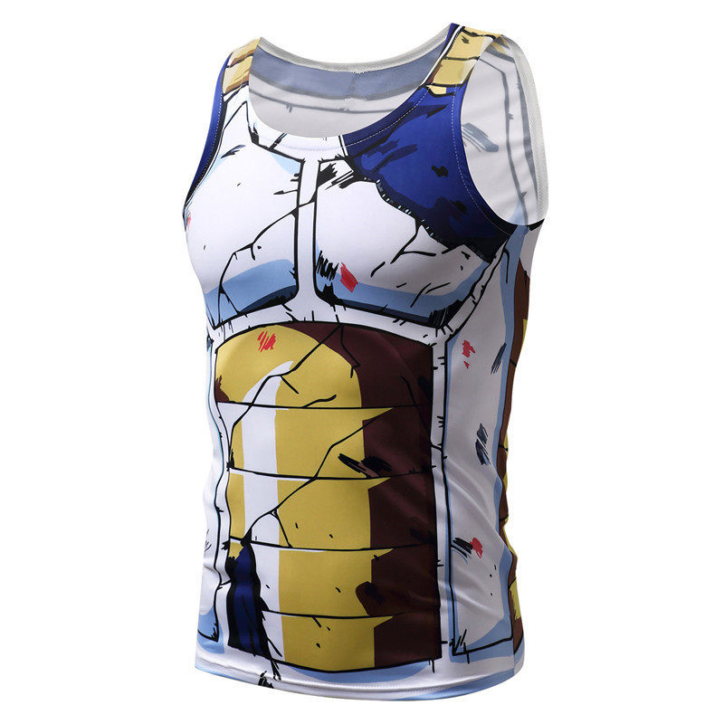 Men's 3D digital printing tank top    男士3D数码打印背心上衣