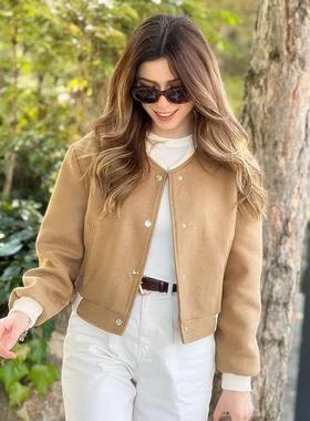 Bomber-Jacket Women Autumn Coats Casual New In Outerwears