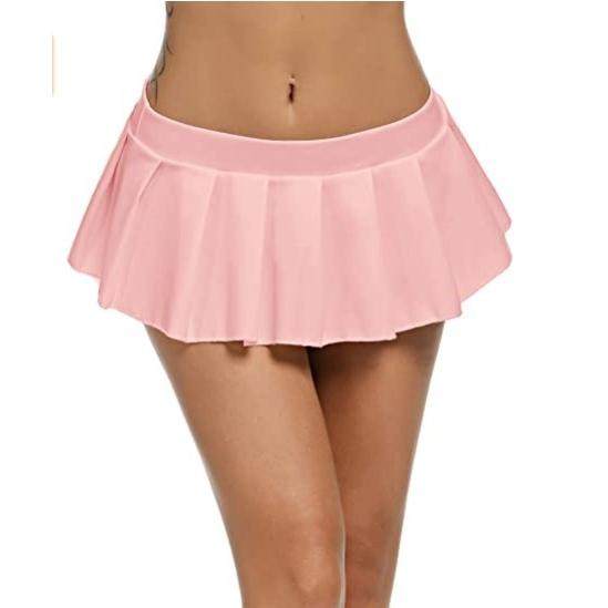 Low waist pleated mini miniskirt欧美低腰半身百褶裙迷你超短裙