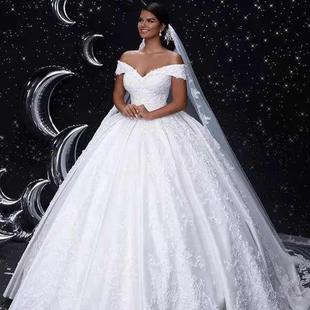 African Bridal Pricess Dress Dresses Wedding 新娘婚纱