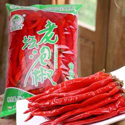 贵州遵义二荆条泡椒团子灯笼泡泡椒农家自制手工老坛红酸辣椒泡菜