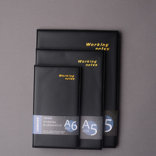 轻薄72张米黄80克纸11mm宽行距B5-A5 A6喜通832套皮皮面笔记本