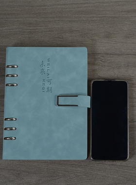 羊巴皮活页本成人练字田字格15mm六孔A5活页笔记本100克华劲纸