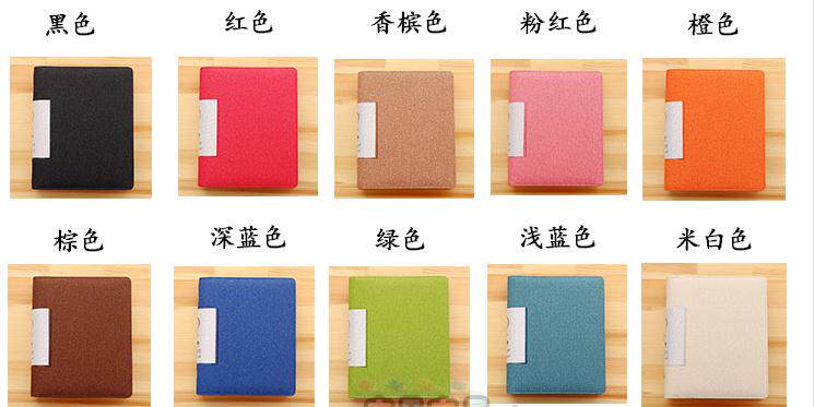 A4 색상 변경 가죽 B5 A5 바인더 쉘 블랙 핑크 화이트 블루 오렌지 샴페인 4 구멍 26 구멍 20 구멍 4 구멍