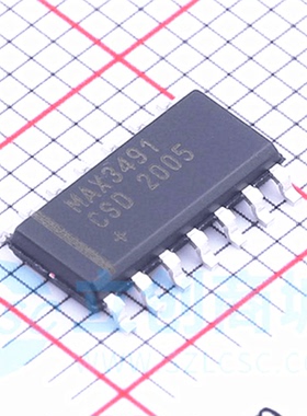 MAX3491 MAX3491CSD MAX3491CSD+T SOP-14 收发器 全新原装
