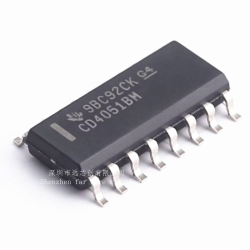 CD4051BM96 CD4051BM 封装SOIC-16 模拟多路复用器/解复用器 原装