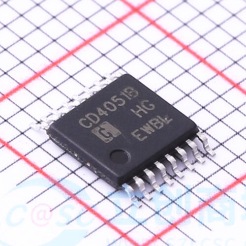CD4051BMT/TR CD4051B 封装TSSOP16 HGSEMI(华冠)