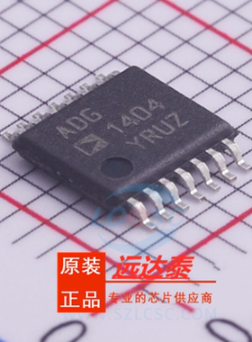 全新原装 ADG1404YRUZ ADG1404YRU 贴片TSSOP14 多路复用开关