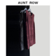 波尔多酒酿 AuntRow24FW 奢系列 肯尼亚METIS羊猄皮背心连衣裙