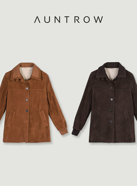 “雅丹山海”【L·P】埃塞俄比亚进口混种羊皮 猎装反绒夹克皮衣