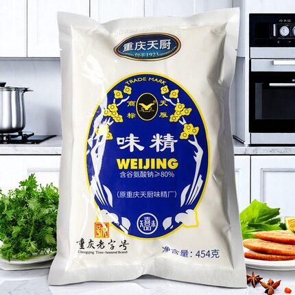 重庆老字号天厨味精老牌子速溶味精天雁加盐老式味精细粉商用454g