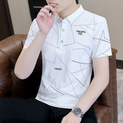 2026新款夏季男士polo衫翻领