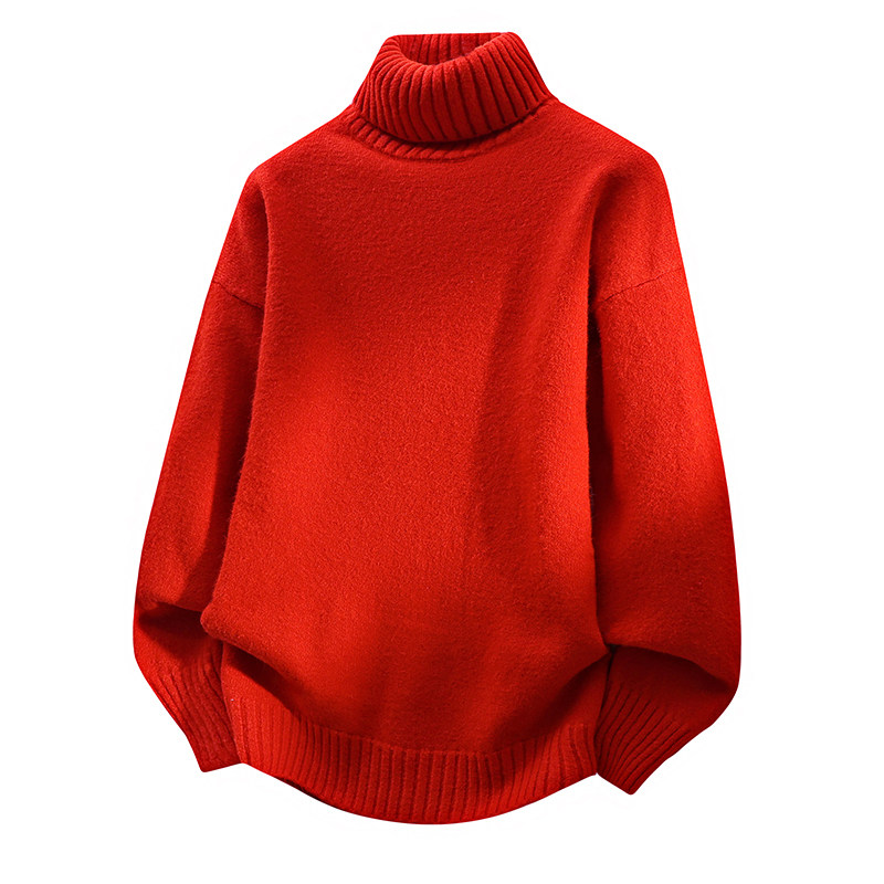 毛衣男士新款针织衫韩版修身加厚麻花保暖衣服线衣纯色冬装潮