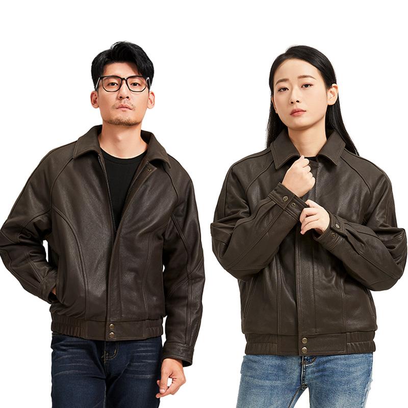 休闲皮衣宽松机车服夹克外套男款