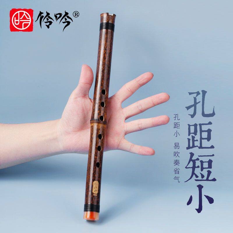 初学入门紫竹短箫6孔E调萧乐器洞萧迷你潇学生可携式古风