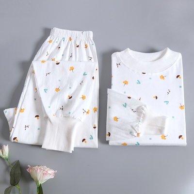 100%纯棉秋衣秋裤套装女全棉内衣秋冬老式棉毛衫裤线衣裤秋衣套装