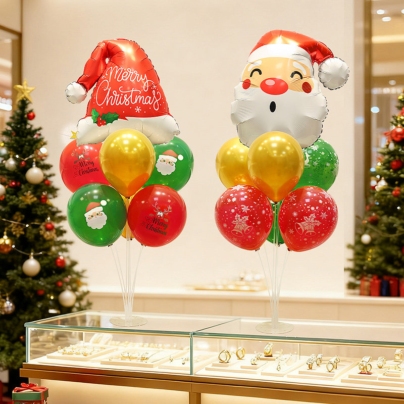 圣诞节装饰品桌飘气球
