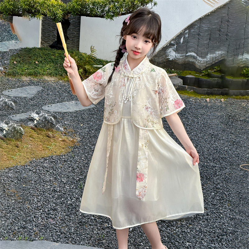女童汉服套装夏款中国风