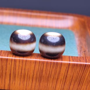 台珠虎牙一线药师天然玛瑙桶珠老型配珠台湾工艺文玩配件