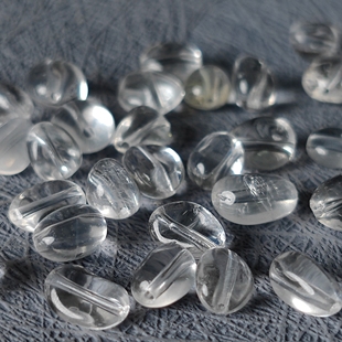 天然白水晶随行不规则散珠子diy手工编织手链项链饰品配件