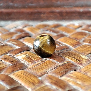 2.5毫米大孔道珠子大孔径散珠虎眼圆珠配珠水晶串珠配珠diy手工