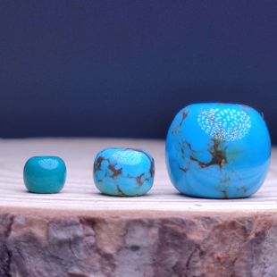 绿松石老型配珠桶珠散珠手串配饰隔片顶腰珠金刚星月菩提项链