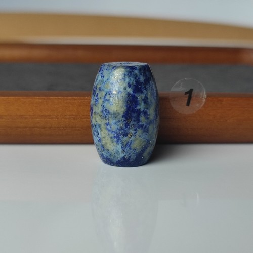 一物一图天然原矿青金石桶珠单珠腰珠diy配件金刚星月菩提配饰