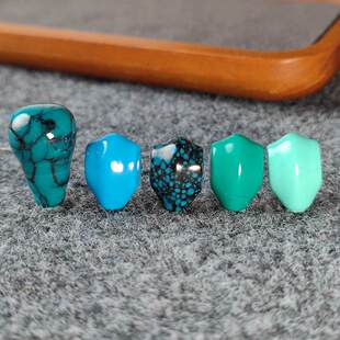 平替绿松石高瓷菱镁矿三通网花文玩配珠diy手串手链配饰