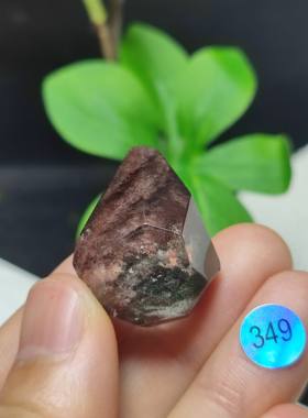 一物一图天然绿幽灵随形单珠吊坠裸石男女款幽灵水晶挂坠饰品
