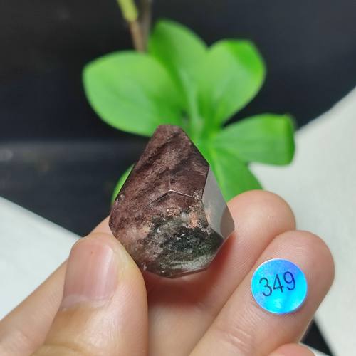 一物一图天然绿幽灵随形单珠吊坠裸石男女款幽灵水晶挂坠饰品