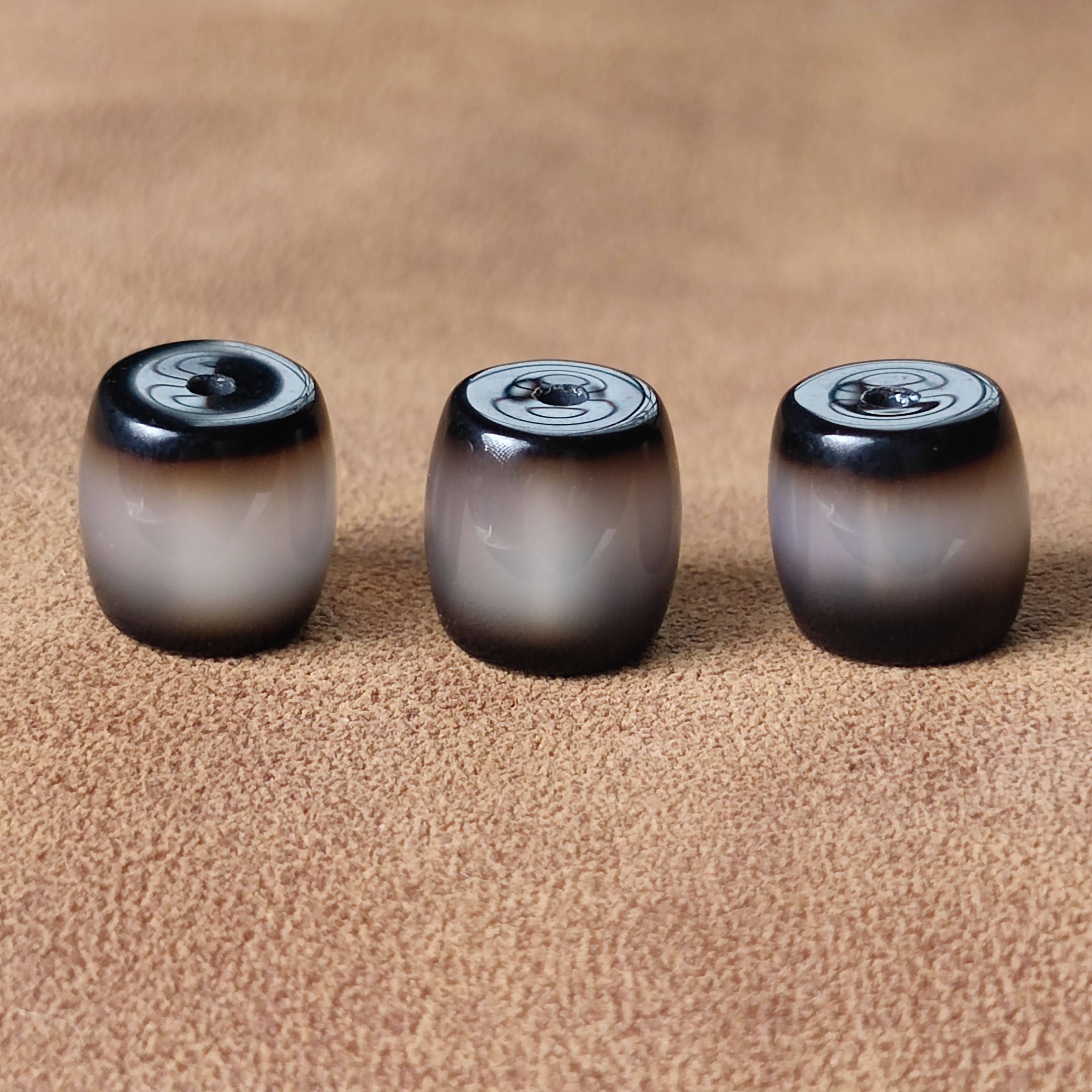 精挑 天然一线药师玛瑙桶珠老型隔珠散珠文玩星月菩提手串配饰