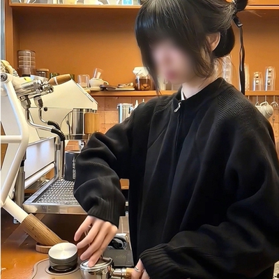 韩系cleanfit黑色拉链开衫毛衣