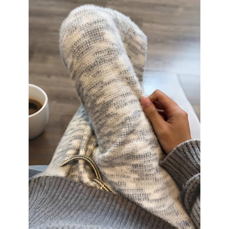 小香风扎染糯米裤子男生款春季美式慵懒风马海毛针织裤潮牌休闲裤,男装,卫裤,淘宝优惠券,粉丝福利购,淘宝优惠卷