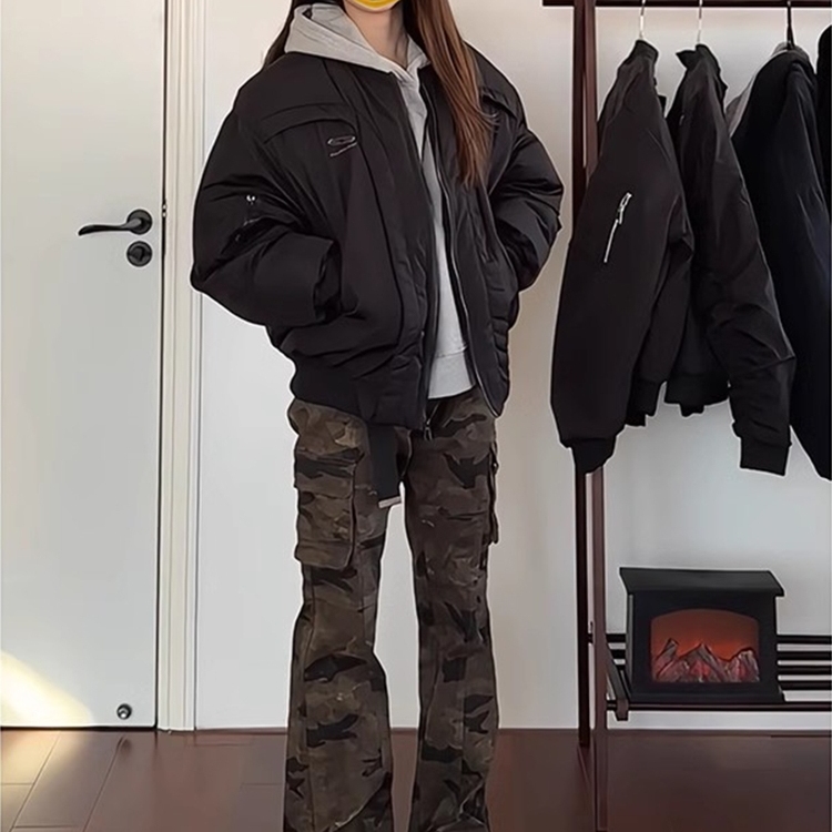 痞帅迷彩工装裤子男款秋季