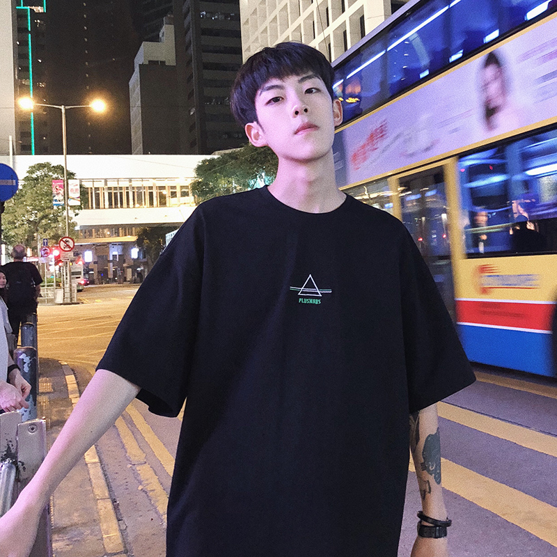 夏季新款短袖男士t恤港风