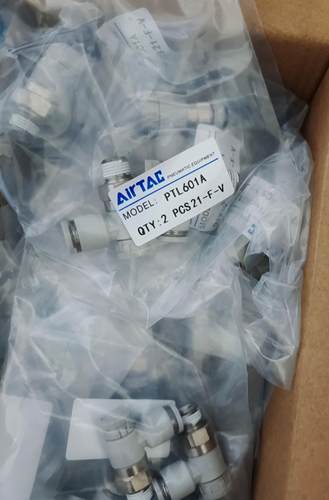 AirTAC调速节流阀正品推锁接头PTL601A PTL602A PTL603A PTL6M5A
