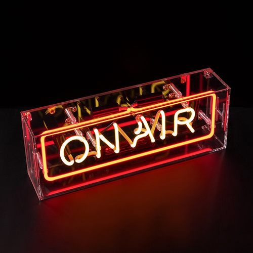 创意ins亚克力盒子霓虹玻璃灯网红潮流室内店铺装饰ON AIR 定制