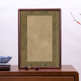 自己写书法摆台摆件国展微喷宣卡纸中空空白相框装 饰画框678寸A4