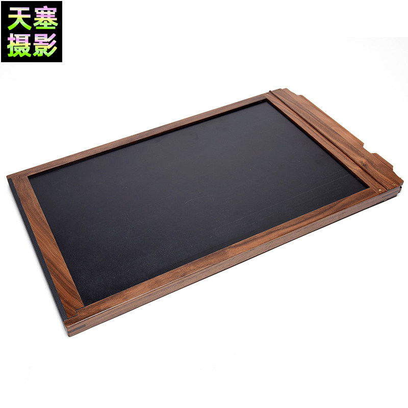【申豪产】 12x20标准木片夹大型宽幅相机底片夹黑胡桃木片盒精制