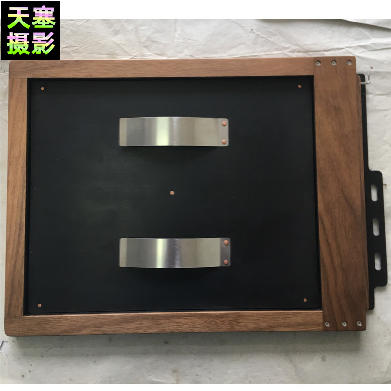 【申豪产】8x10湿版片盒 大画幅相机专用 黑胡桃木